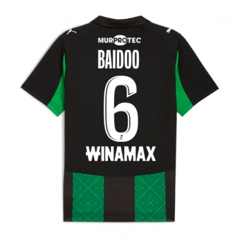 Billige Fotballdrakt RC Lens Samson Baidoo #6 Replika Bortedrakt 2025-26 Kortermet
